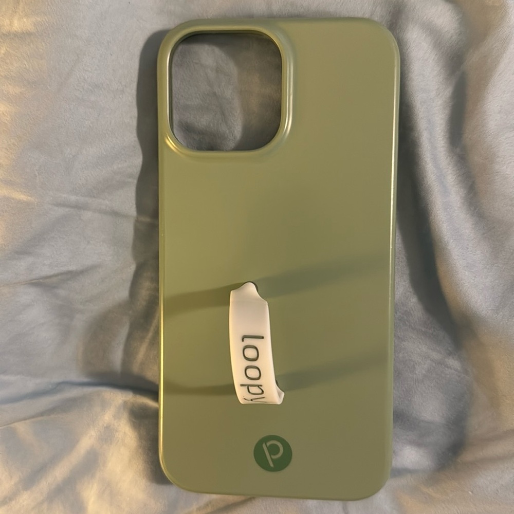 Loopycase IPHONE 13 Pro max case sage green